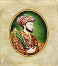 S. A. Noory,Shah Jahan, 06 x 07 Inch, Miniature Painting, AC-SAN-036